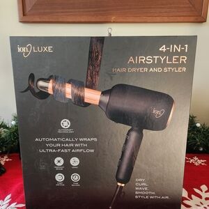 4-in-1 Airstyler Hair Dryer & Styler in Black and Rose Gold
